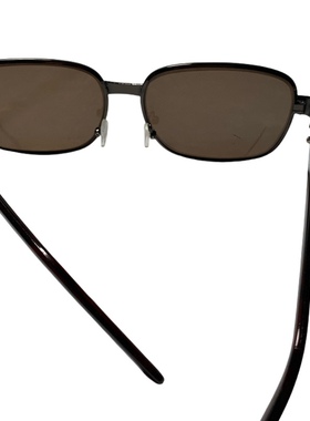 全框天然水晶石头眼镜一块石头切割有棉有石纹霞清凉养眼保真清晰