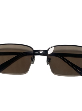 东海水晶石头眼镜纯天然水晶送检测卡中老年人墨镜高档清凉养眼真