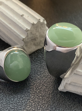 清欢-温润雅致镶嵌钛钢戒指尾戒