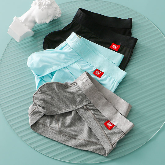 Modal cotton ice silk summer breathable briefs