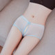Women's crotchless underwear, transparent, no-take-off, invisible ice silk