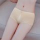 Women's crotchless underwear, transparent, no-take-off, invisible ice silk