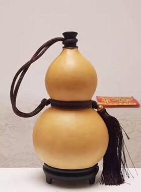 天然酒葫芦随身带蜂蜡防渗可装酒