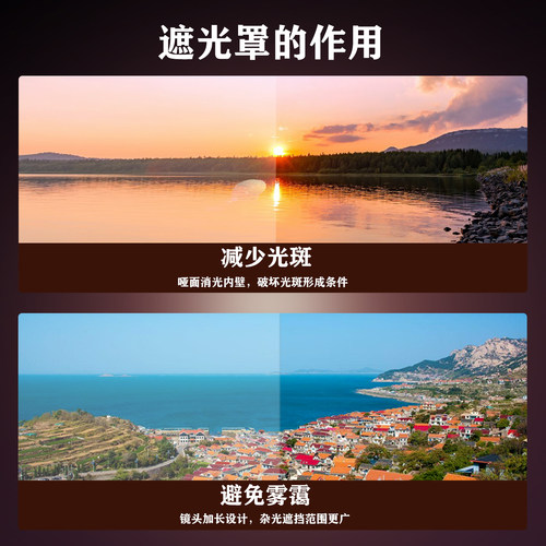 遮光罩适用佳能RF50 1.8小痰盂镜头R50 R7 R10 R100 R8 R5 R6相机 - 图1