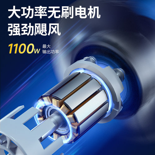 东成吹风机吹雪吹水机大功率风扇锂电强力吹灰尘枪工业用除尘器 - 图3