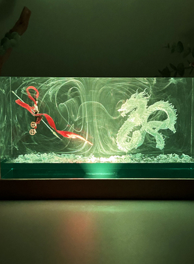 哪吒家居装饰摆件桌面小夜灯送礼