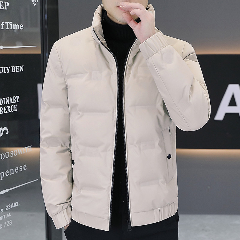 男士羽绒服冬季2025年新款短款青年百搭轻薄保暖韩版男装加厚外套