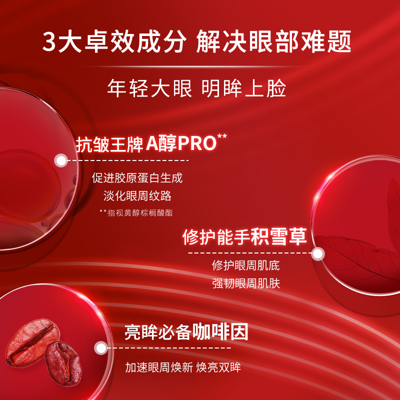 欧莱雅复颜视黄醇抗皱紧致官方眼霜 思扬化妆品眼霜