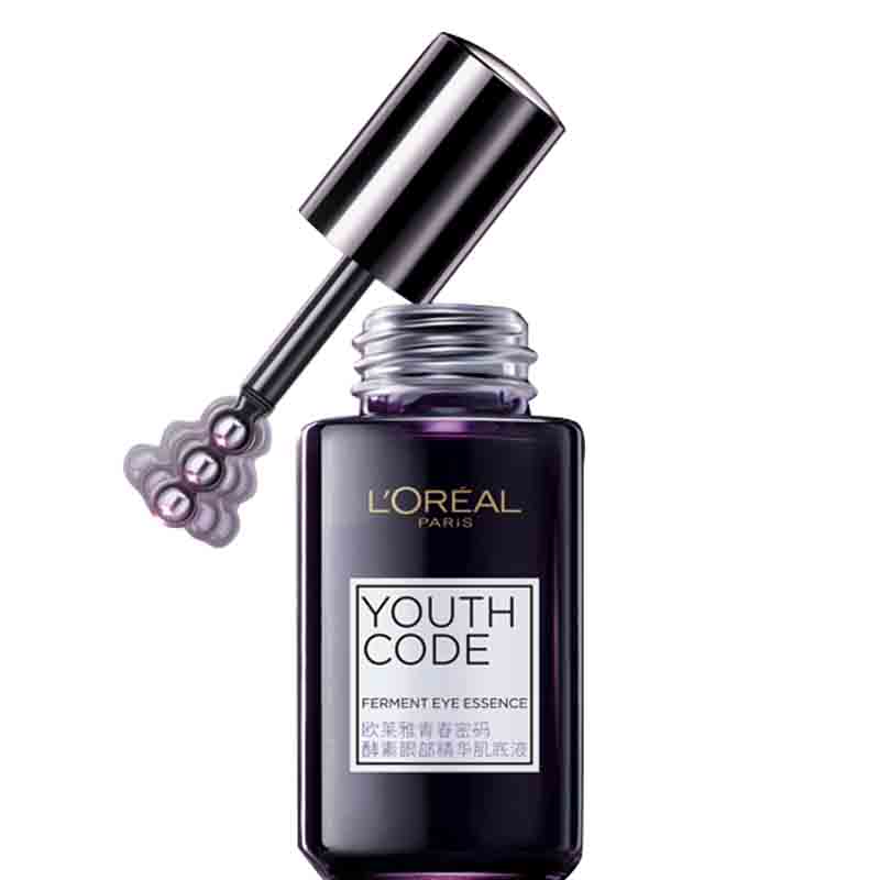 思扬化妆品专营店欧莱雅青春密码酵素眼部精华肌底液抗皱紧致眼霜女小黑瓶眼精华3