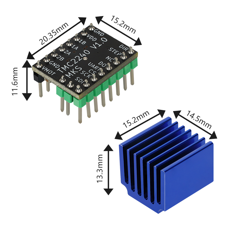 MKS TMC2240驱动板42步进电机静音3D打印机配件控制器代替tmc2209 - 图1