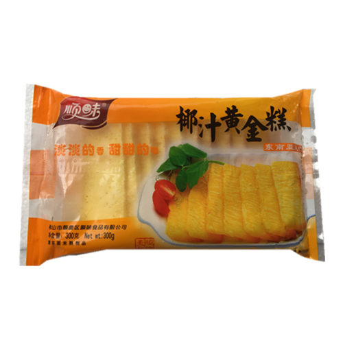 顺味椰汁黄金糕广式点心煎蒸糕点早餐港式茶点甜点末切片500g块 - 图2