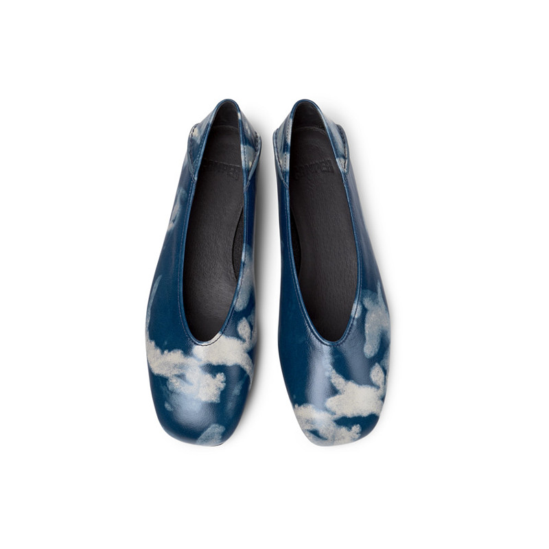 Camper看步女鞋Casi Myra浅口单鞋青花瓷芭蕾鞋时尚平底单鞋,淘宝优惠券,粉丝福利购,淘宝优惠卷