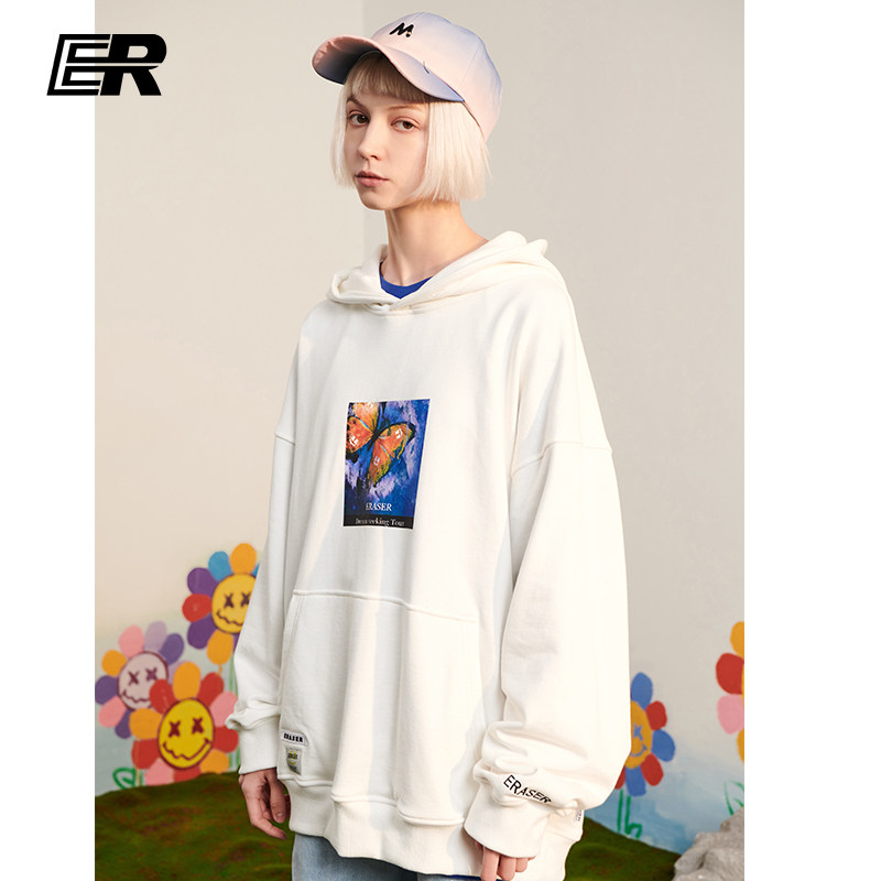 er油画秋季2020新款休闲宽松卫衣 er卫衣