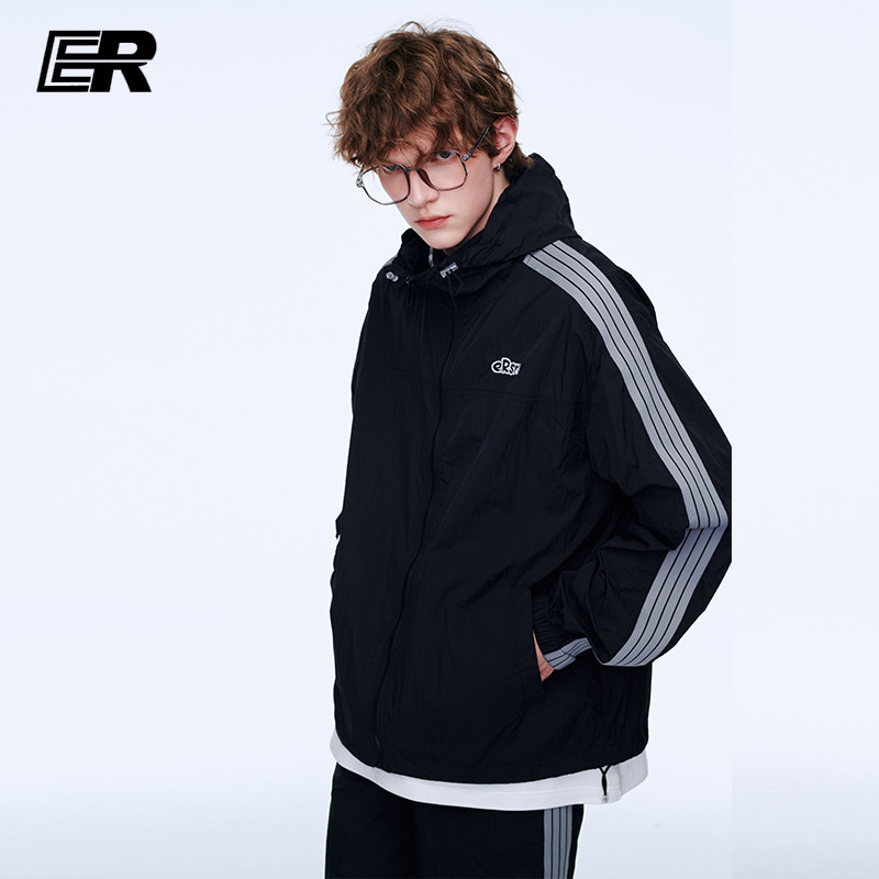 Luo Zheng's same style IER striped webbing cool sun protection clothing