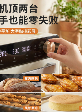 风平二合一烤箱烤炉大容量