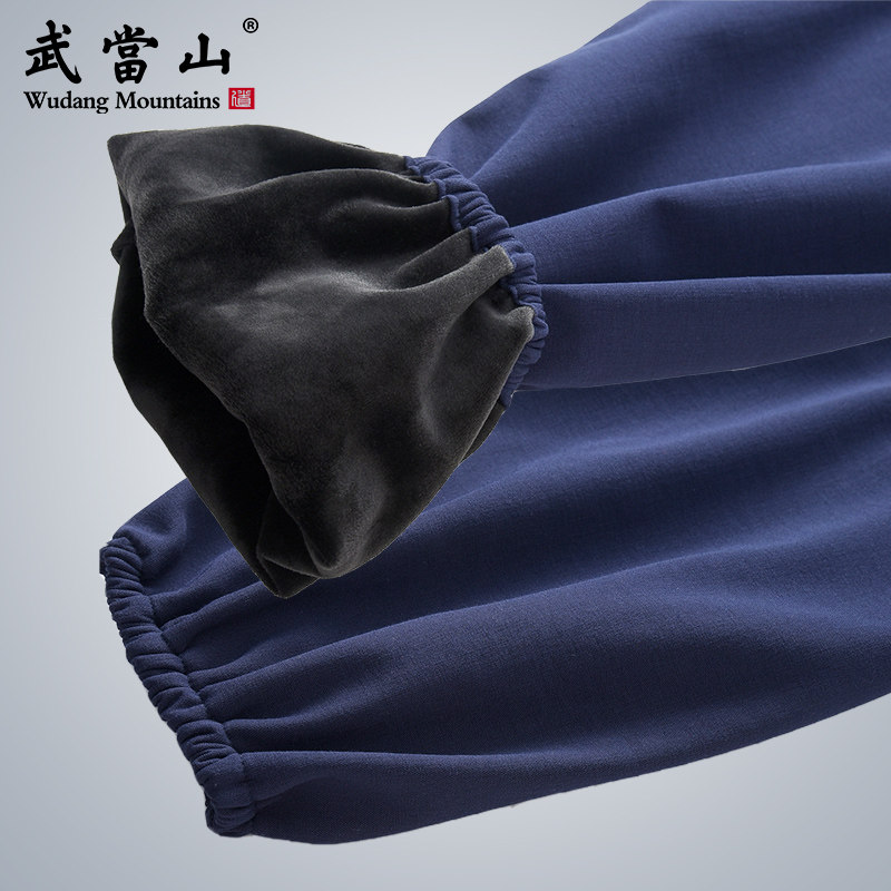 武当山太极服冬季太极裤女秋冬加绒加厚灯笼裤武术裤保暖宽松棉麻,淘宝优惠券,粉丝福利购,淘宝优惠卷
