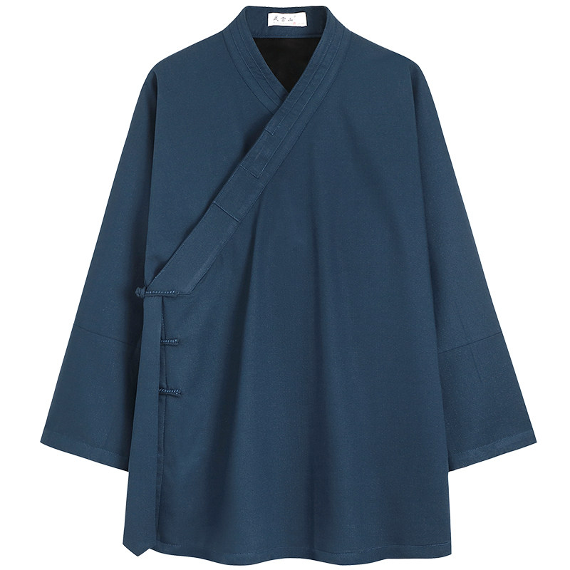 武当山服饰秋冬季加绒短袍汉服宽松练功服外套明制男女97210R上衣