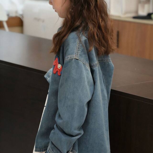 ເສື້ອ denim ເຄື່ອງນຸ່ງຫົ່ມເດັກນ້ອຍສໍາລັບເດັກຊາຍແລະເດັກຍິງ 2026 ຮູບແບບໃຫມ່