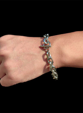 欧美O字链男士嘻哈手链