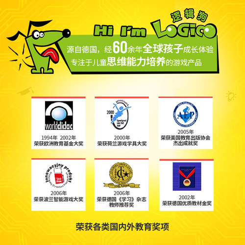 逻辑狗2岁3-4岁幼儿园教材版家庭思维训练一阶段益智早教玩具板 - 图3
