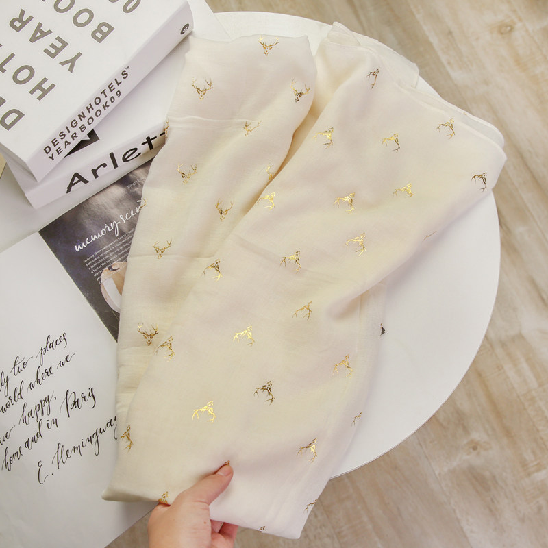 2025春秋新款时尚米白色丝巾女百搭长围脖冬季保暖薄披肩棉麻围巾,淘宝优惠券,粉丝福利购,淘宝优惠卷