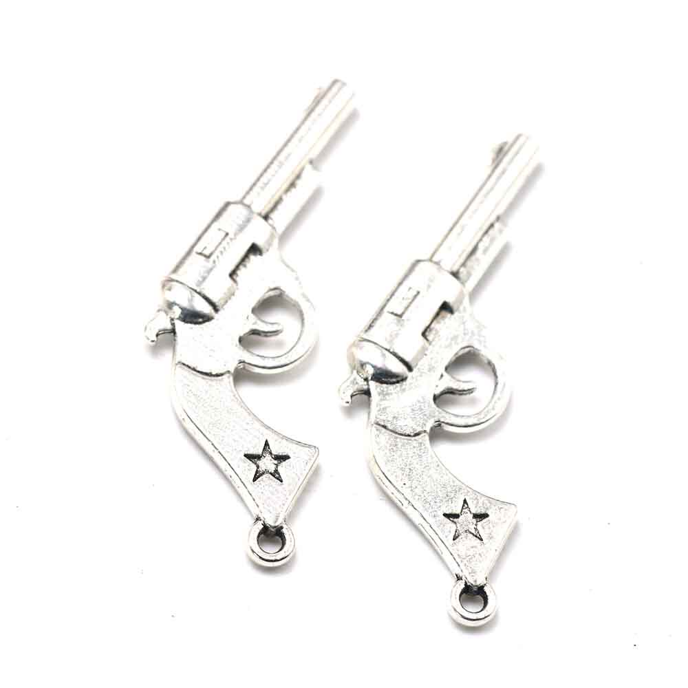 绝地求生饰品绝地求生大型吃鸡游戏 武器模型左轮手枪个性项链吊坠挂件diy直销