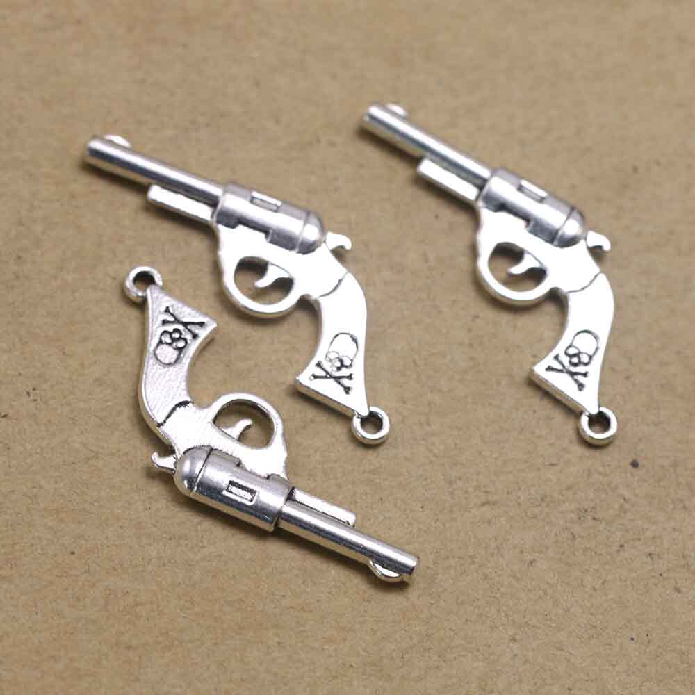 绝地求生饰品绝地求生大型吃鸡游戏 武器模型左轮手枪个性项链吊坠挂件diy直销