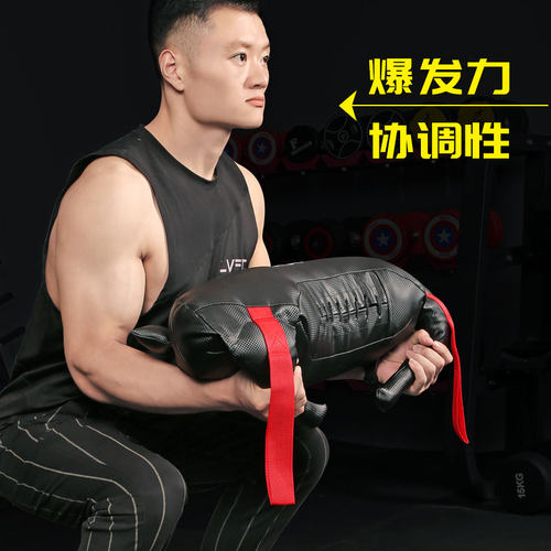 保加利亚牛角包训练袋负重体能训练包深蹲负重私教健身房健身器材 - 图0