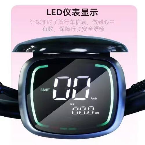 休闲三轮车V1新款仪表液晶仪表点亮显示老边三轮车电动车仪表总成 - 图0