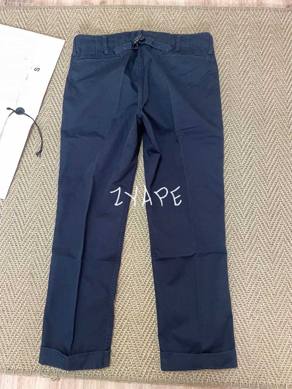 现货 VISVIM HIGH-WATER CHINO 巴黎扣休闲九分裤 - 图0