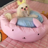 Разборка мыть гнездо плюшевой собаки Four Seasons Bieme Pomegal Fa Dou Маленькая собачья гнездо для собаки кровать для собаки зима теплое кошачьи гнездо