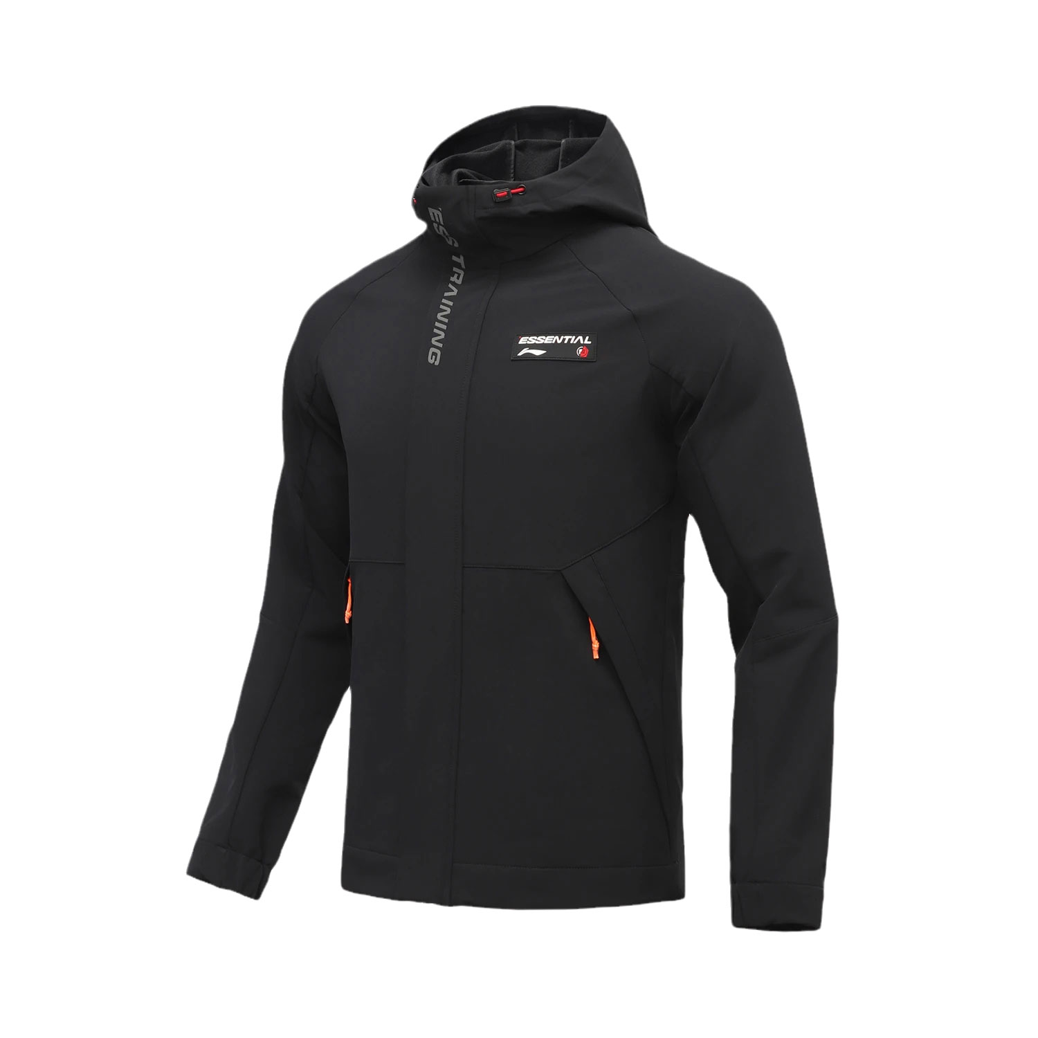 李宁连帽风衣春季新款训练套装涤纶修身开衫休闲外套 AFDR007 - 图3