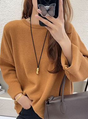 2024秋冬新款高级感金色花生项链