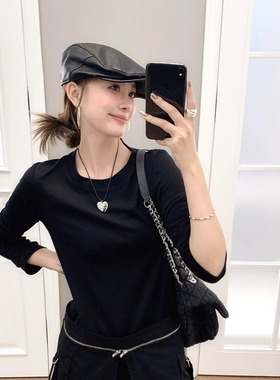 美洋同款爱心项链锁骨链毛衣链女