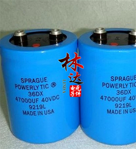 40V47000UF全新原装美国思碧SPRAGUE 36DX 铝电解电容变频器进口 - 图0