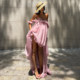 KLIOU early autumn miu style streamer super fairy tube top dress women's design slimming and irregular skirt trend