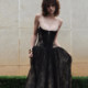 KLIOU temperament, exquisite atmosphere, retro suspender dress, women's niche, slim waist, versatile hot girl long skirt