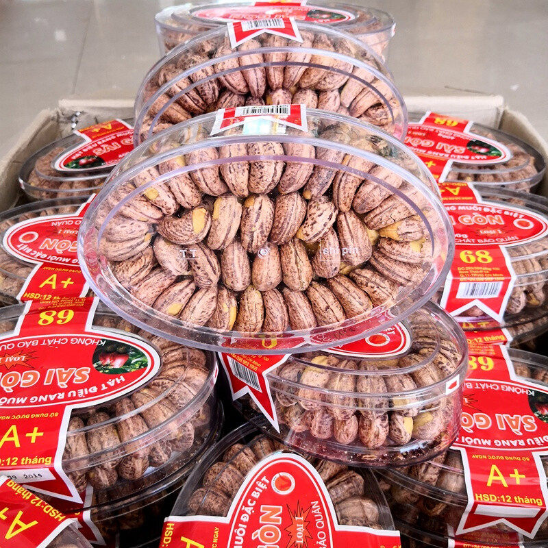 越南盐焗炭烧带皮进口大大颗粒腰果 蜀美味食品腰果
