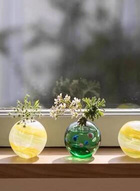 现货日本进口 青森县の工芸品 津轻 手工花瓶 花器 精油瓶 彩手鞠
