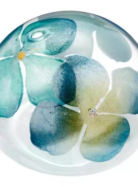 「京都和风」日本制福岛县木之本原创工艺品水浮玉浮球装饰球