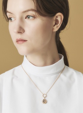 agete夜空繁星盘天然石项坠