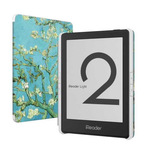 Чтение Ireader Защитное корпус Light2 Молодежное издание C6 Pro Electric Paper Book Case 6 -INCH Оригинальная двойная кнопка с двойной страницей