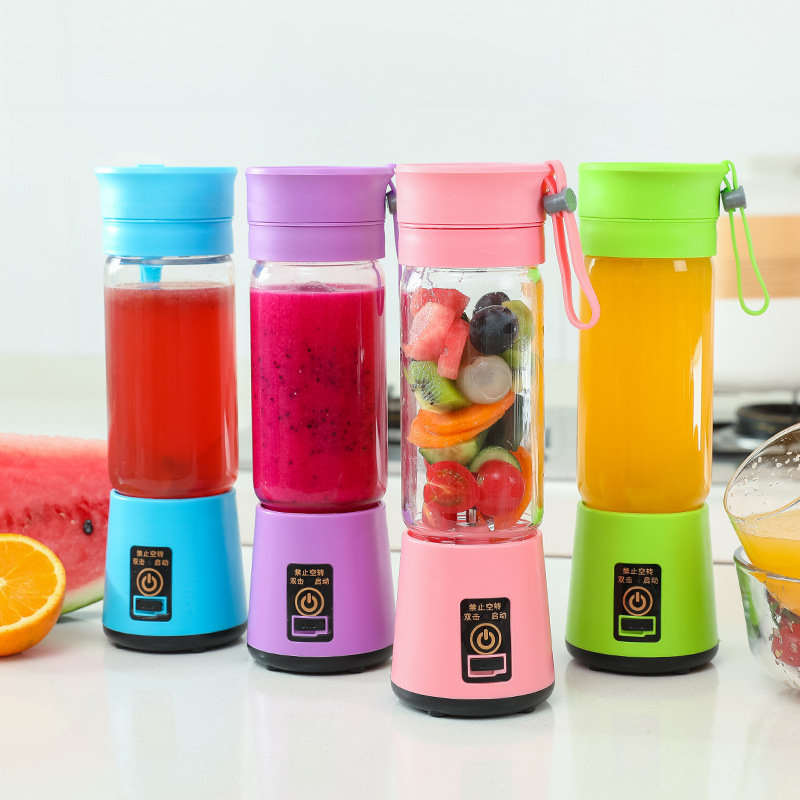 Portable Juice Blender Mini Juice Cup Fruit Mixer Bottle - 图0