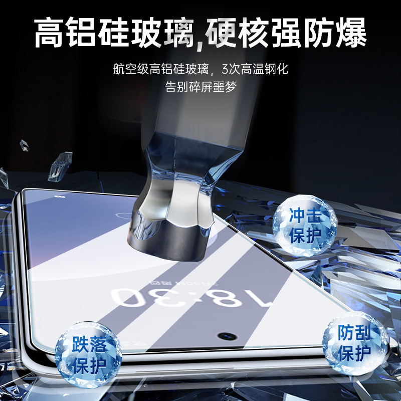 适用魅族20钢化膜魅族20pro手机膜全屏防窥meizu17pro贴膜防摔魅族17高清全包边新款17pro玻璃蓝光二十20por - 图1