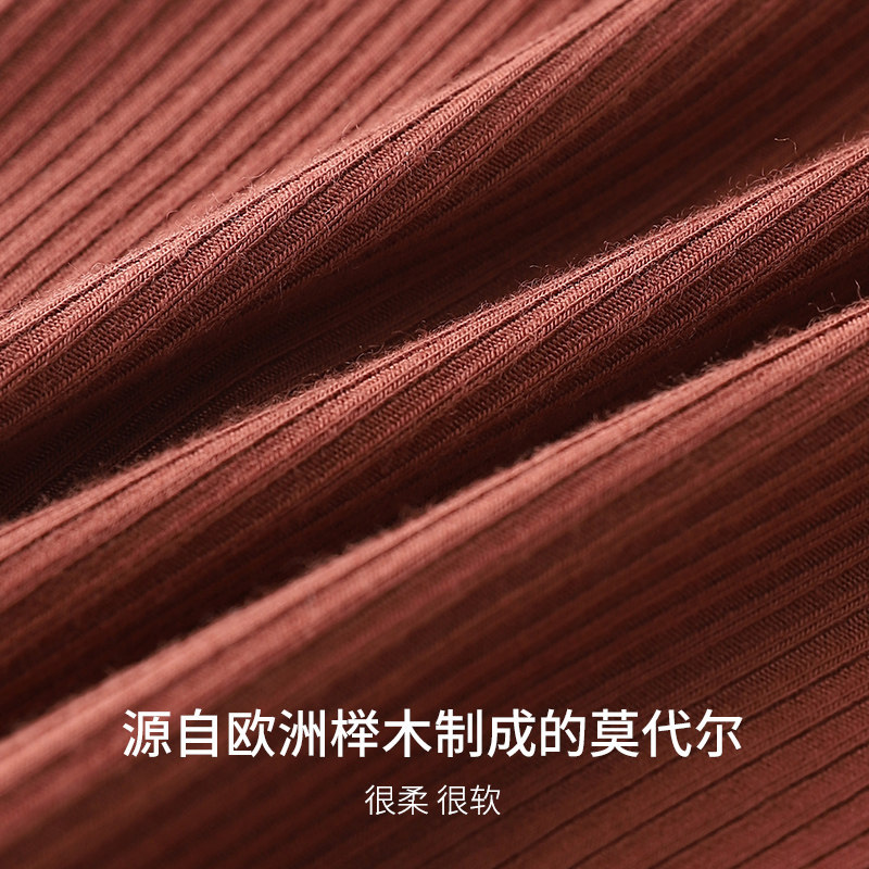 DPL 显腿长女士内裤三角莫代尔女士内衣运动中腰黑色舒适抗菌