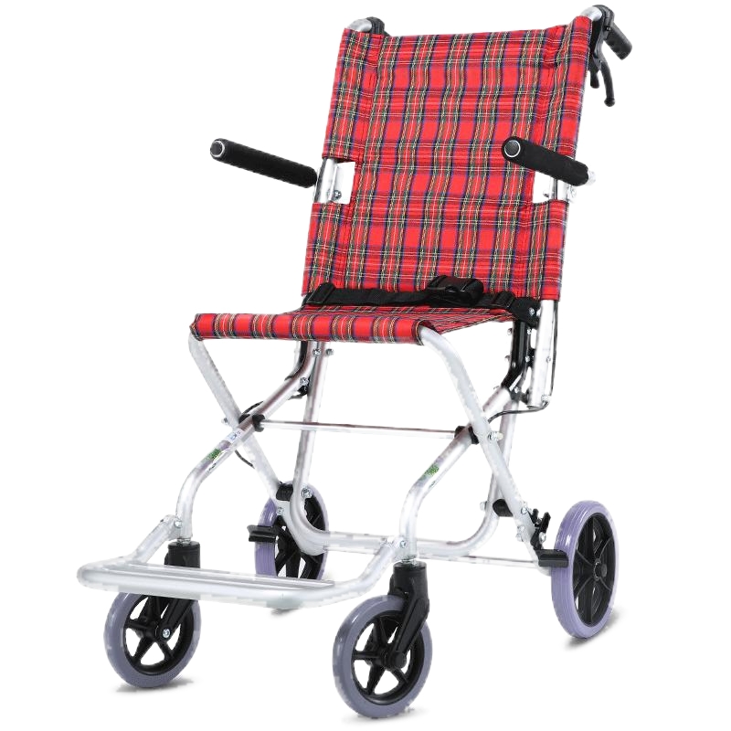 可孚折叠轮椅超轻便旅行铝合金半躺式可上飞机老人行动不便老年