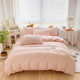 SIN Wind A Type Huafer Naked Sleeping Quilt Four -piece All -Cotton Washed Cotton Cotton Cotton Single Single Nordic Wind Bed Products