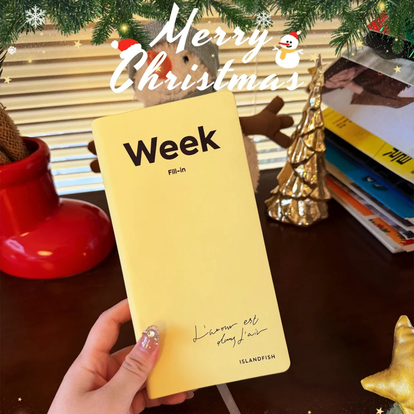 【已上新】屿鱼文创2026年全年日程本自填式weeks周计划tn手帐本,淘宝优惠券,粉丝福利购,淘宝优惠卷