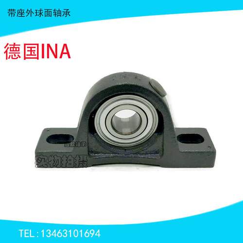 进口INA带立式座外球面轴承PASE/RASE20 25 30 35 40 45 50 55 60 - 图0