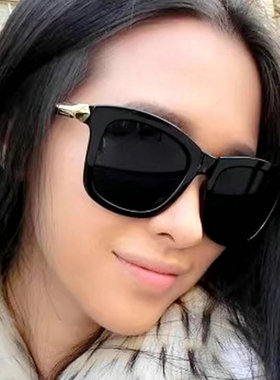 吴印方框墨镜男女通用个性防紫外线太阳镜高级感显脸小圆脸